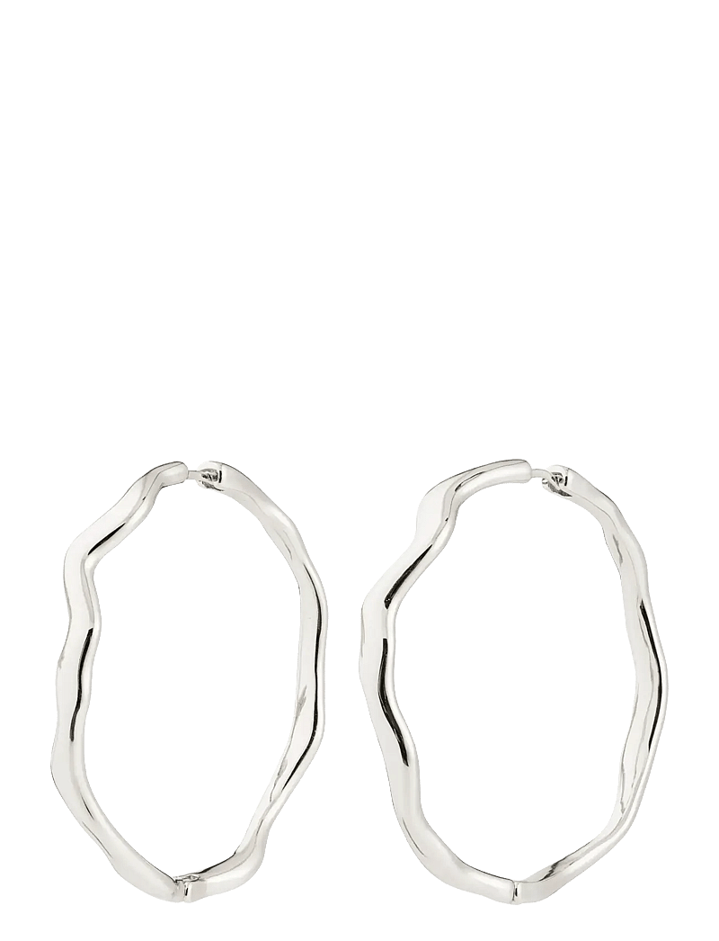 Pilgrim - LARKIN earrings silver-plated - hoops - silver plated - 1