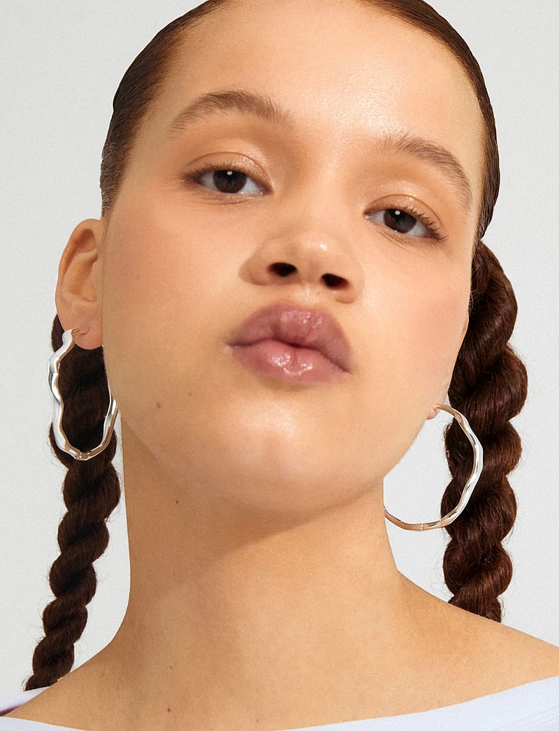 Pilgrim - LARKIN earrings silver-plated - hoops - silver plated - 0