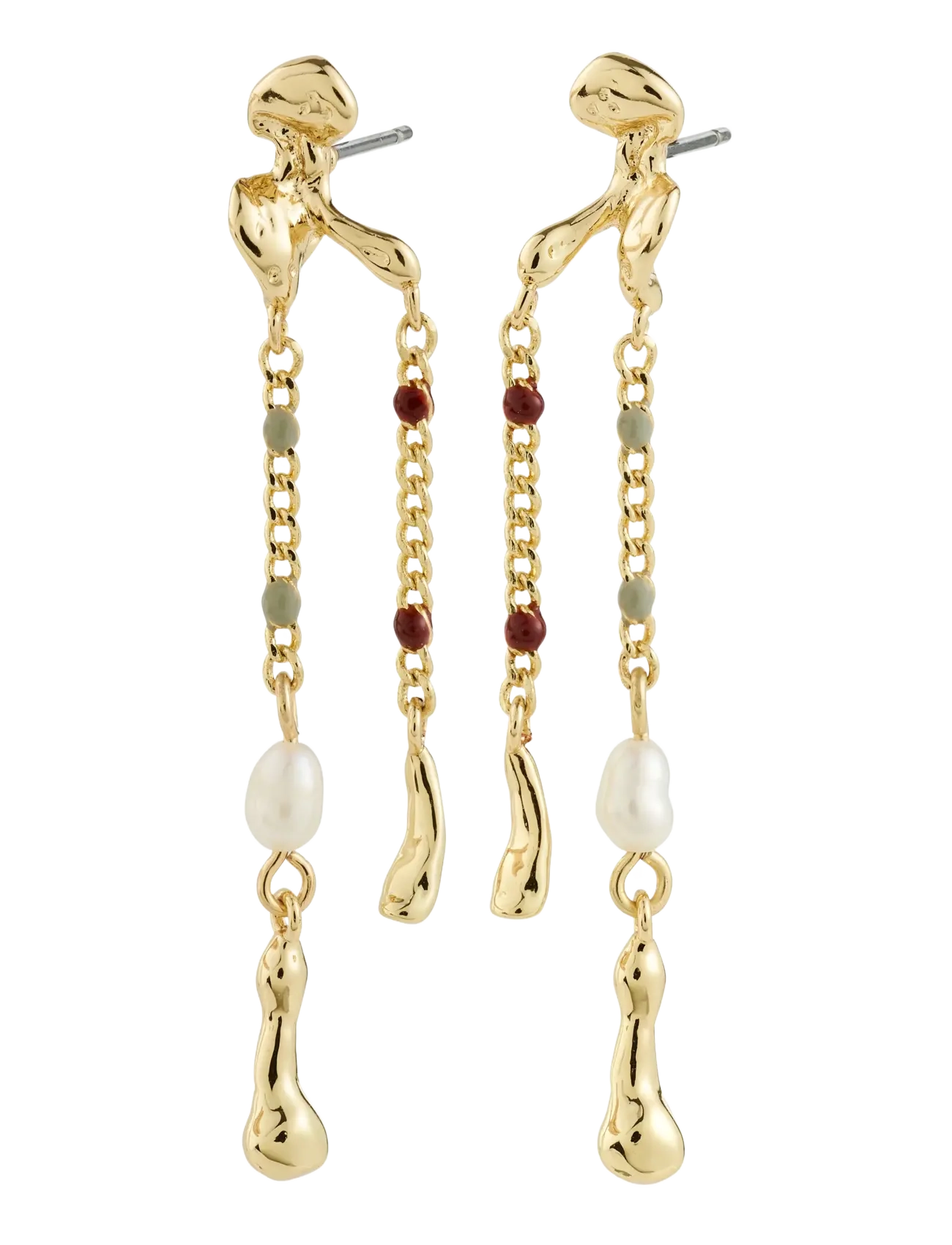 Pilgrim REGGIE earrings gold-plated - Officewear - GOLD PLATED / gold