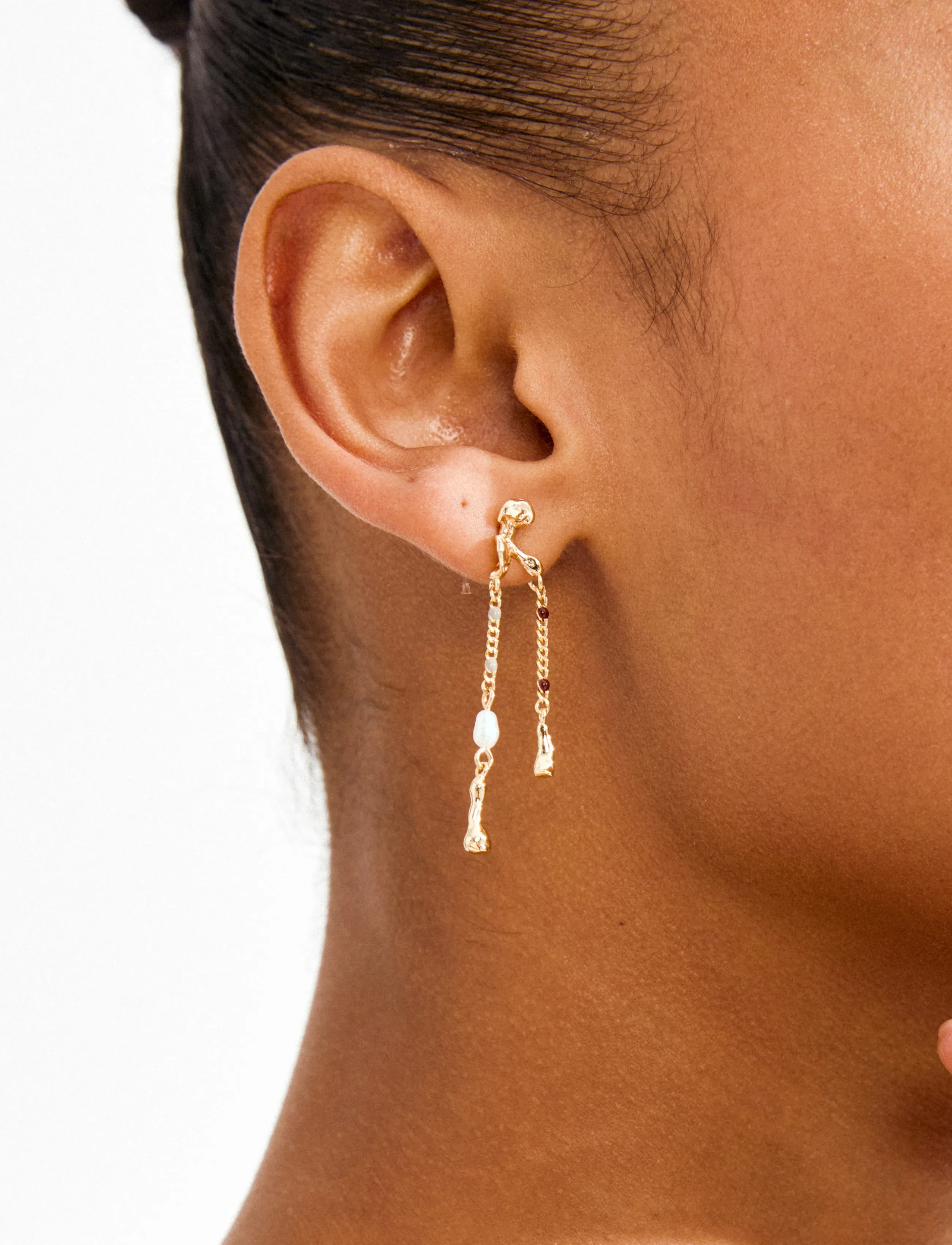 Pilgrim - REGGIE earrings gold-plated - perleøreringe - gold plated - 2