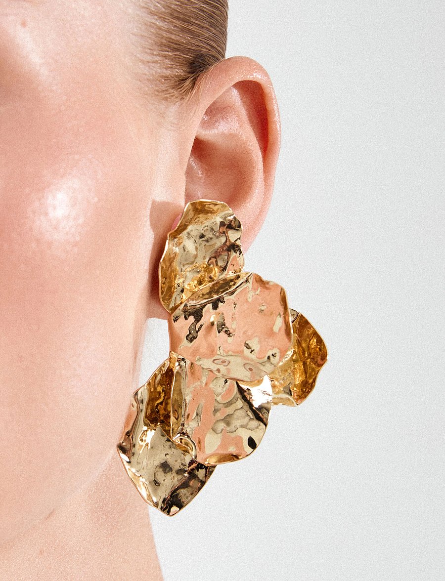 Pilgrim - VIREL earrings gold-plated - statement-ohrringe - gold plated - 3