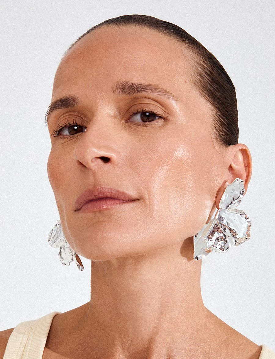 Pilgrim - VIREL earrings silver-plated - silmatorkavad kõrvarõngad - silver plated - 3