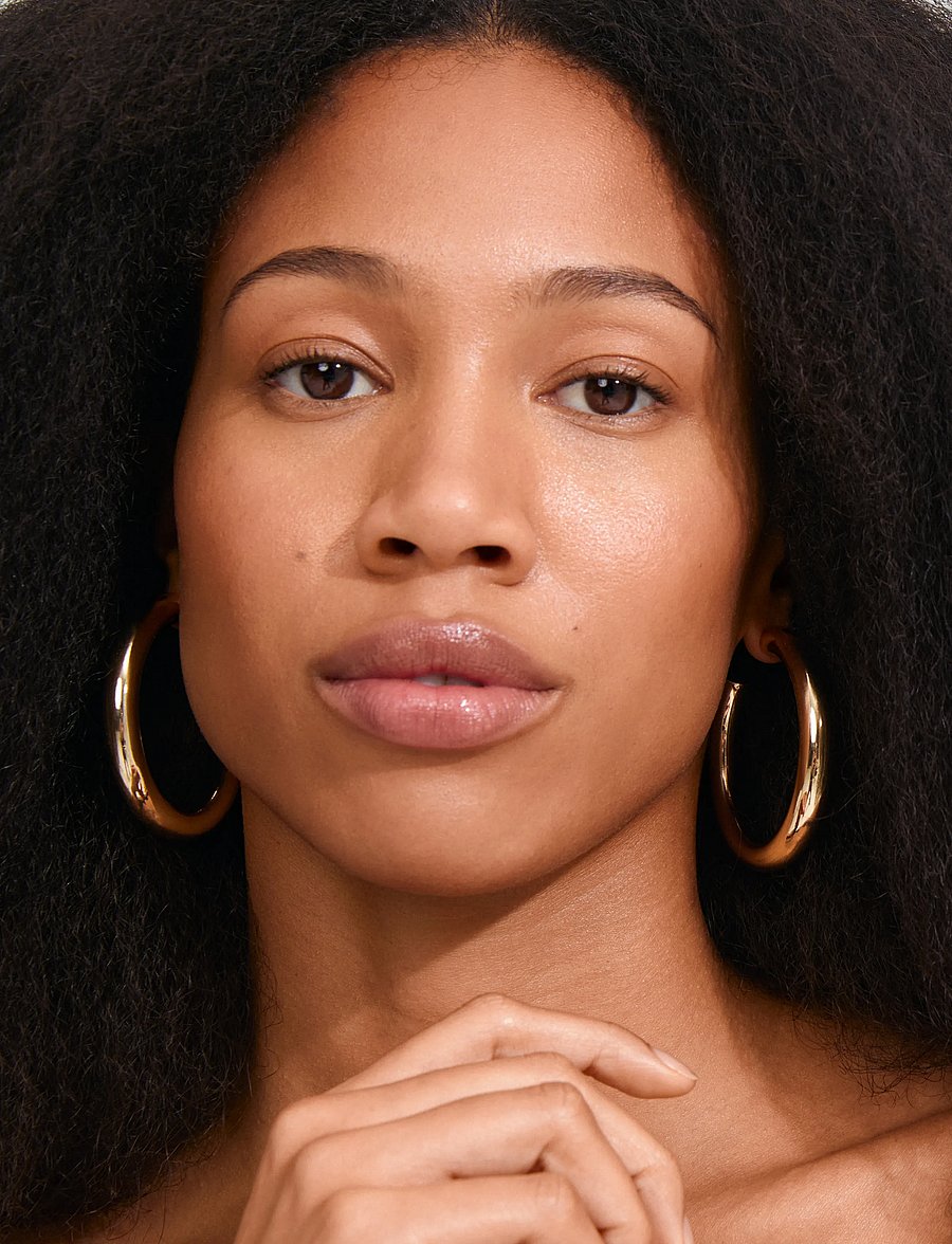 Pilgrim - TOVIN hoop earrings gold-plated - statement øreringe - gold plated - 2