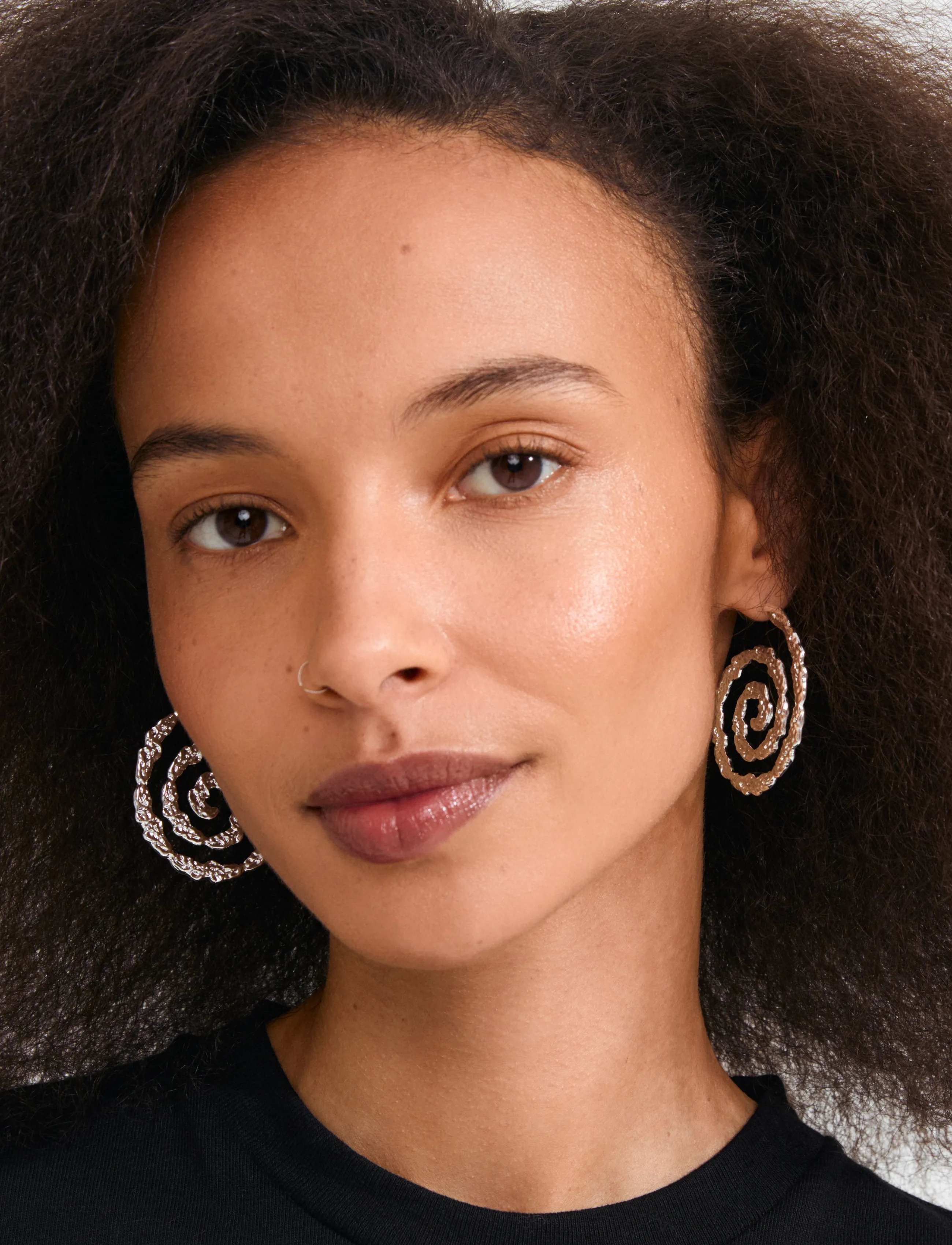 Pilgrim Still Earrings Silver-Plated, One Size, Silver, Earrings > Statement Earrings, Dame