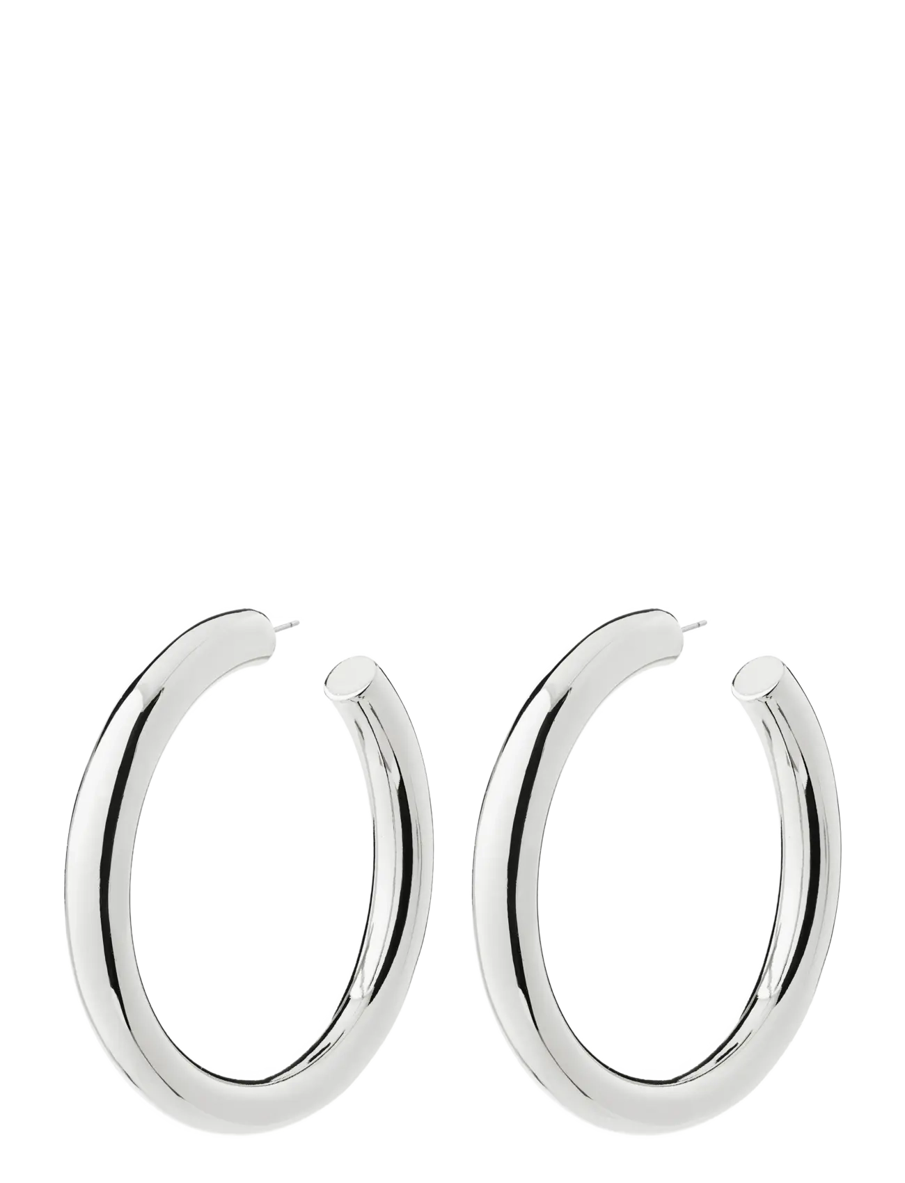 Pilgrim TOVIN hoop earrings silver-plated - Hoops - SILVER PLATED / silver