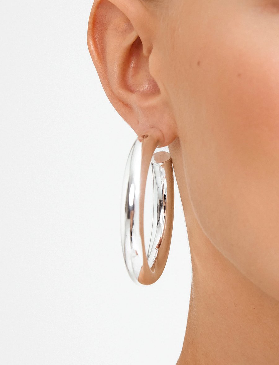 Pilgrim - TOVIN hoop earrings silver-plated - silver plated - 3