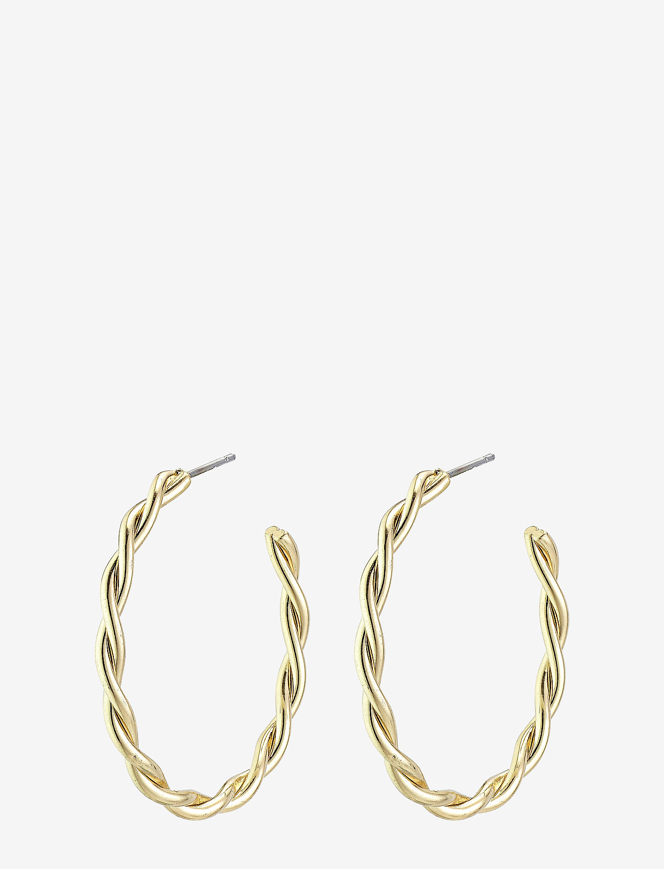 Pilgrim NAJA  large hoop earrings gold-plated - Örhängen - GOLD PLATED / gold