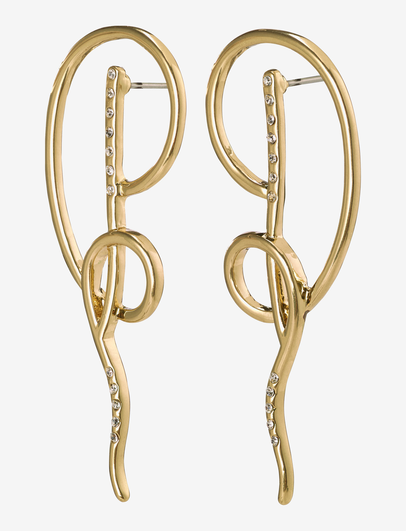 Pilgrim - Earrings Cliona Gold Plated Crystal - gold plated - 0