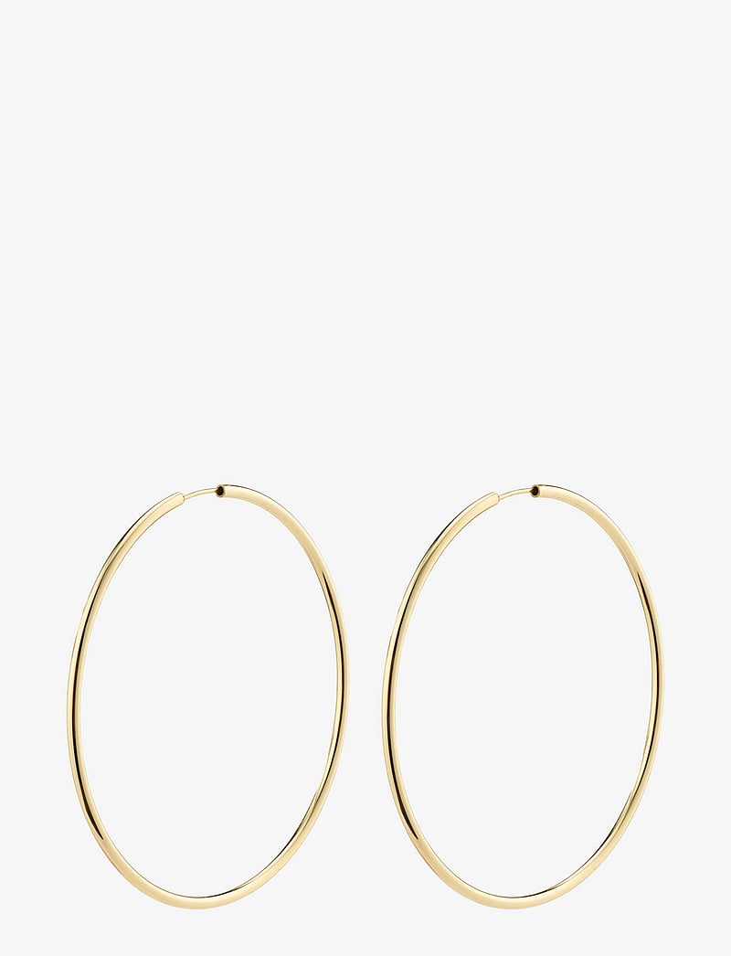 Pilgrim - APRIL recycled large hoop earrings - hoops - gold plated - 1