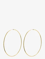 Pilgrim - APRIL recycled mega hoop earrings - hoops - gold plated - 0