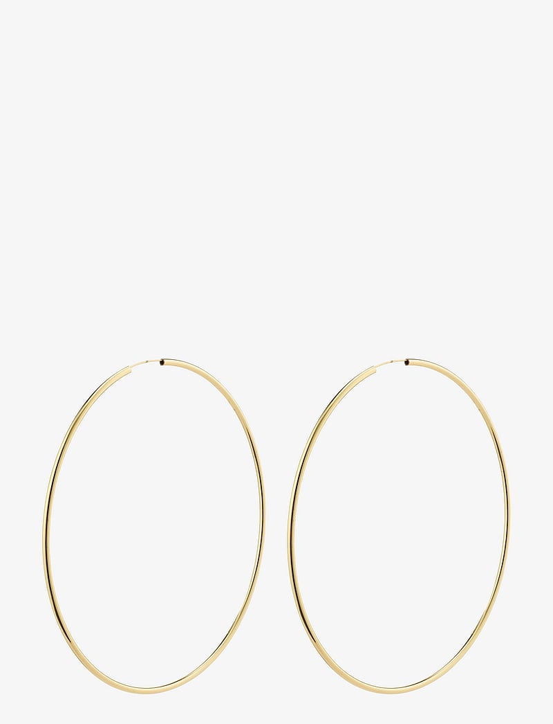 Pilgrim - APRIL mega hoop earrings gold-plated - creoler & hoops - gold plated - 1