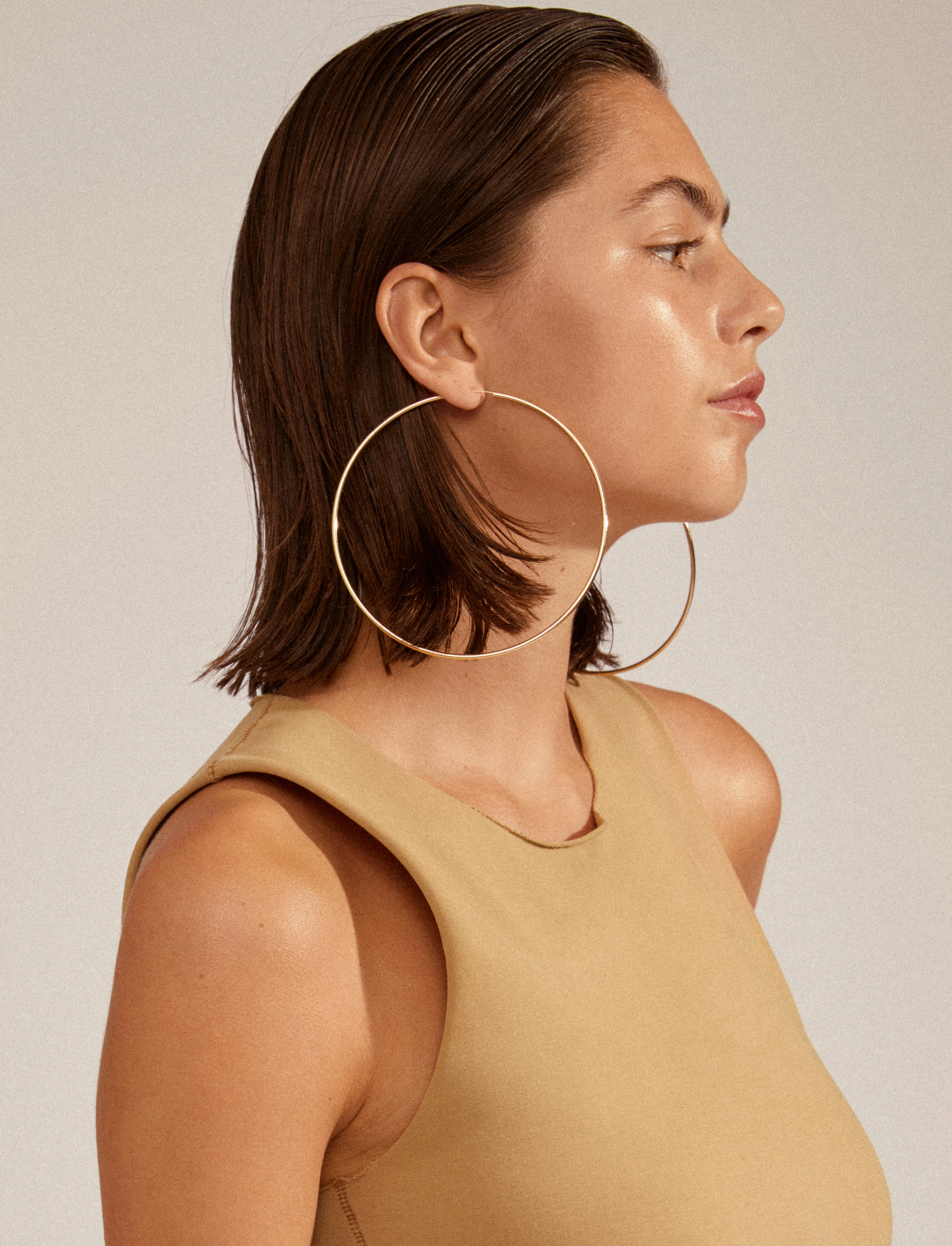 Pilgrim - APRIL mega hoop earrings gold-plated - hopen - gold plated - 2