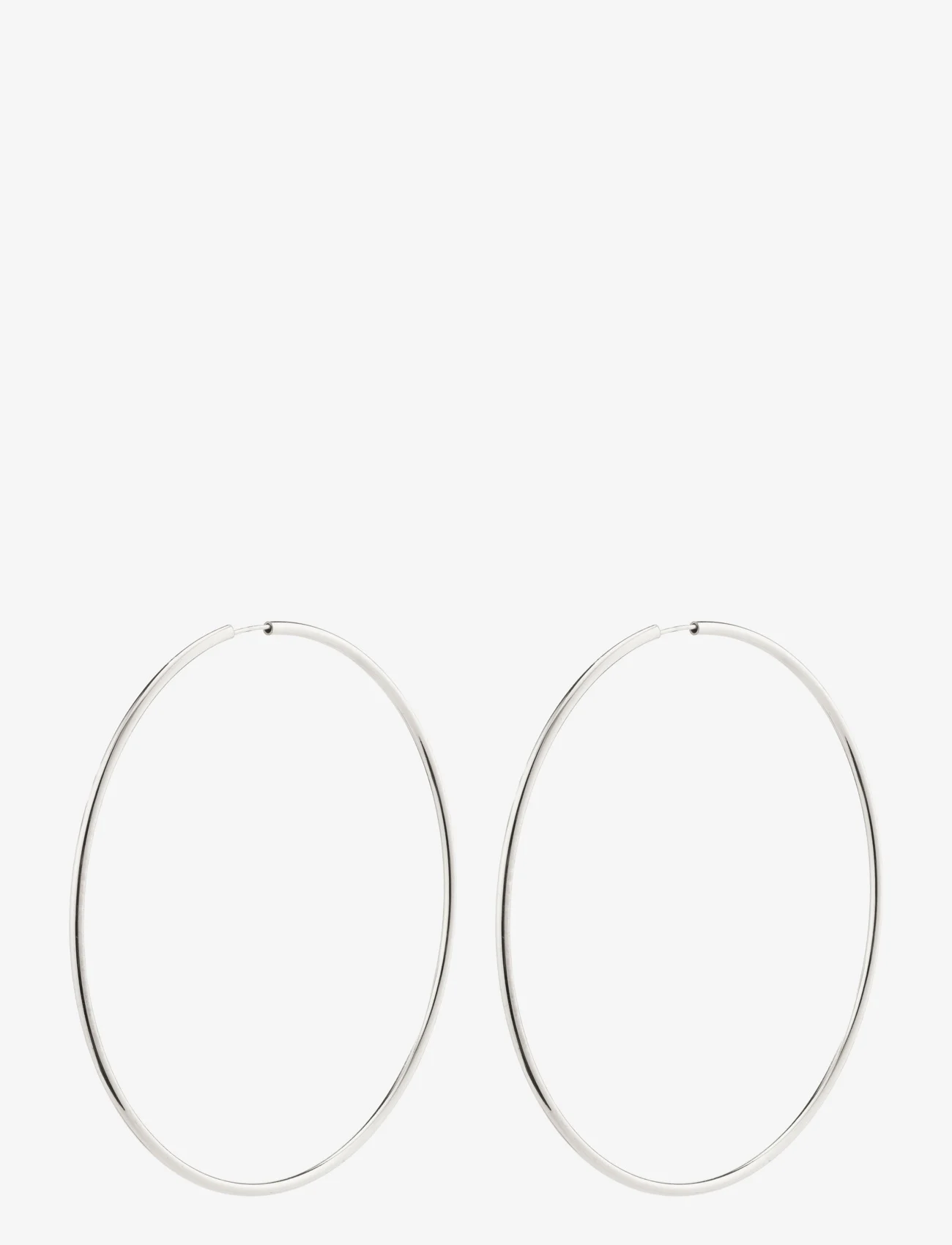 Pilgrim - APRIL recycled maxi hoop earrings - kreolen - silver plated - 0