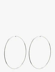 Pilgrim - APRIL recycled maxi hoop earrings - creoler & hoops - silver plated - 0