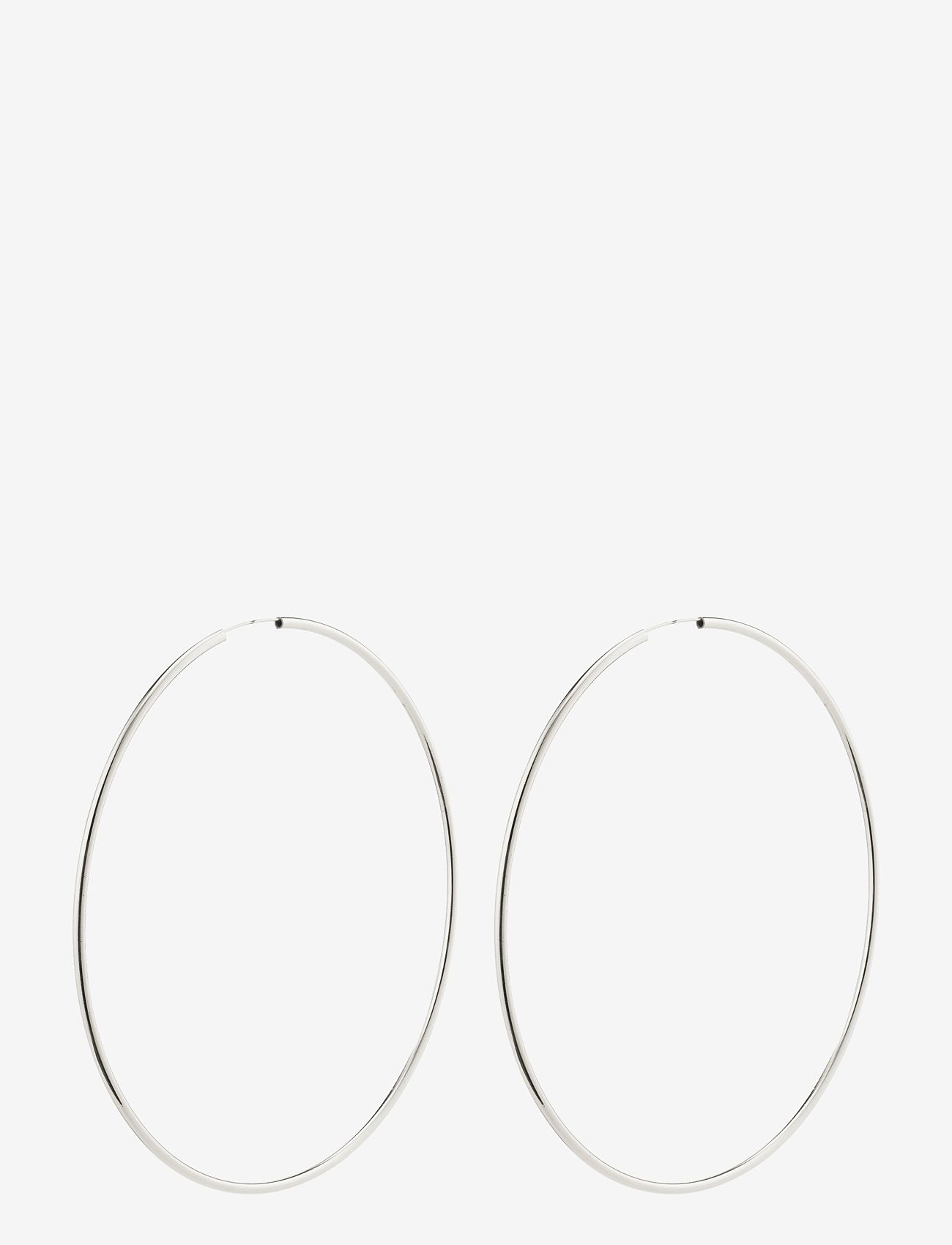 Pilgrim - APRIL mega hoop earrings silver-plated - kreolen - silver plated - 1