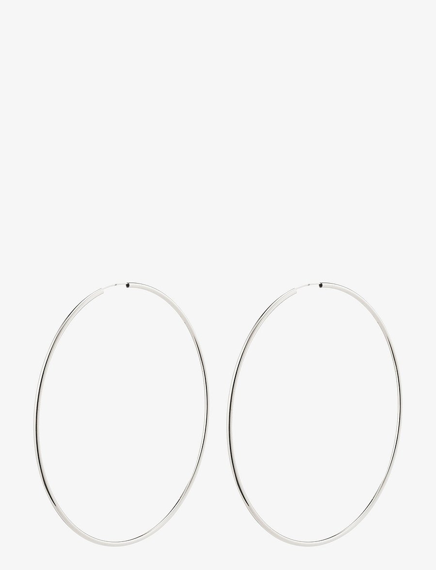 Pilgrim - APRIL mega hoop earrings silver-plated - kreolen - silver plated - 2