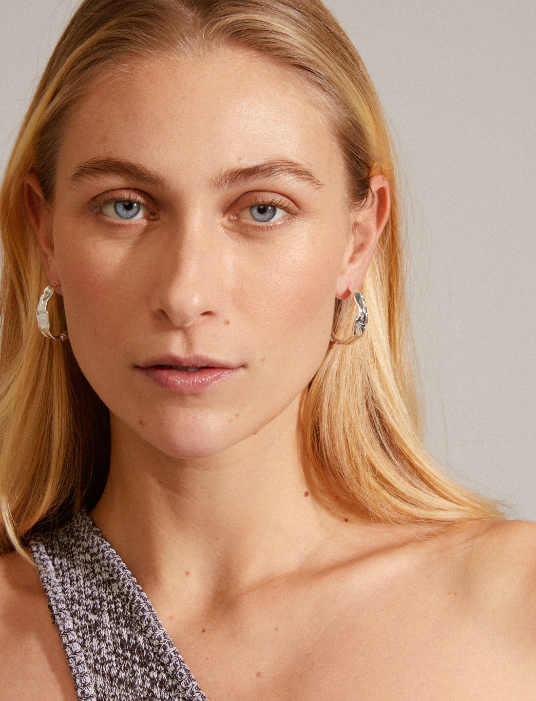 Pilgrim - JULITA recycled hoop earrings - hoops - silver plated - 0