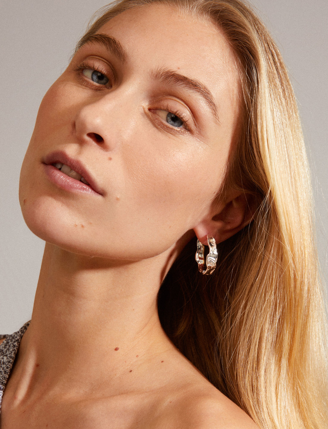 Pilgrim - JULITA recycled hoop earrings - hoops - silver plated - 2