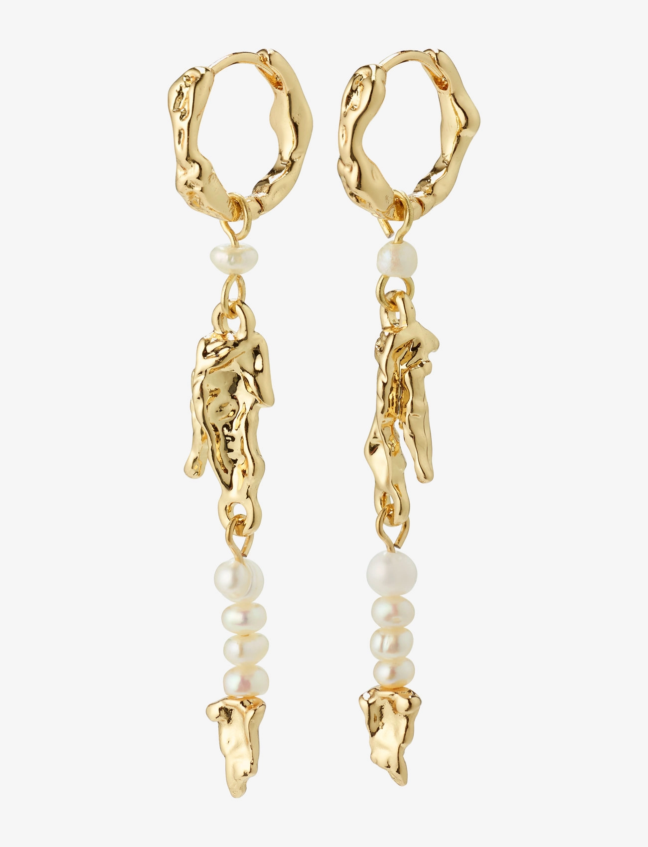 Pilgrim - NIYA freshwater pearl earrings gold-plated - gold plated - 1