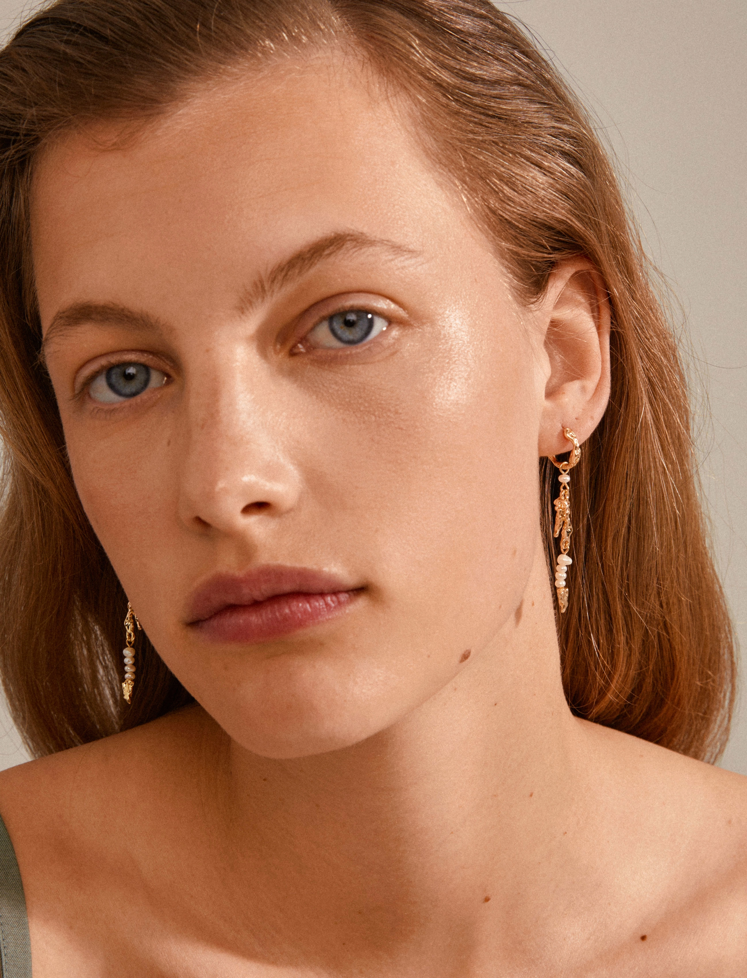 Pilgrim - NIYA freshwater pearl earrings gold-plated - gold plated - 2