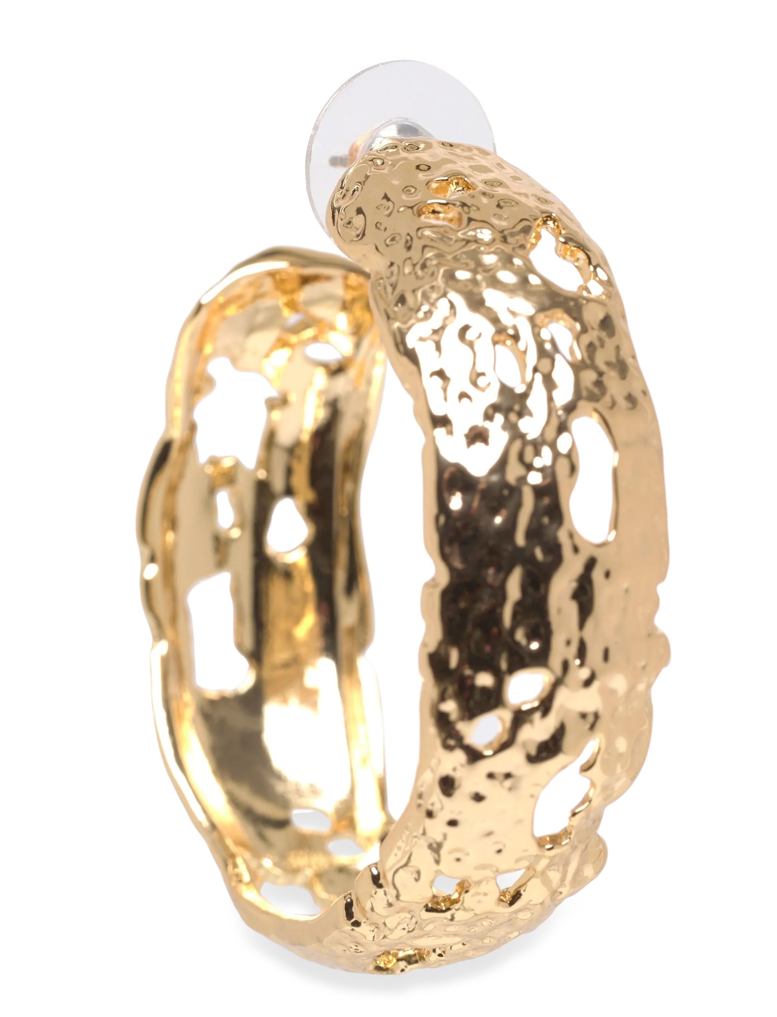 Pilgrim - ELENI earrings gold-plated - kreolen - gold plated - 1