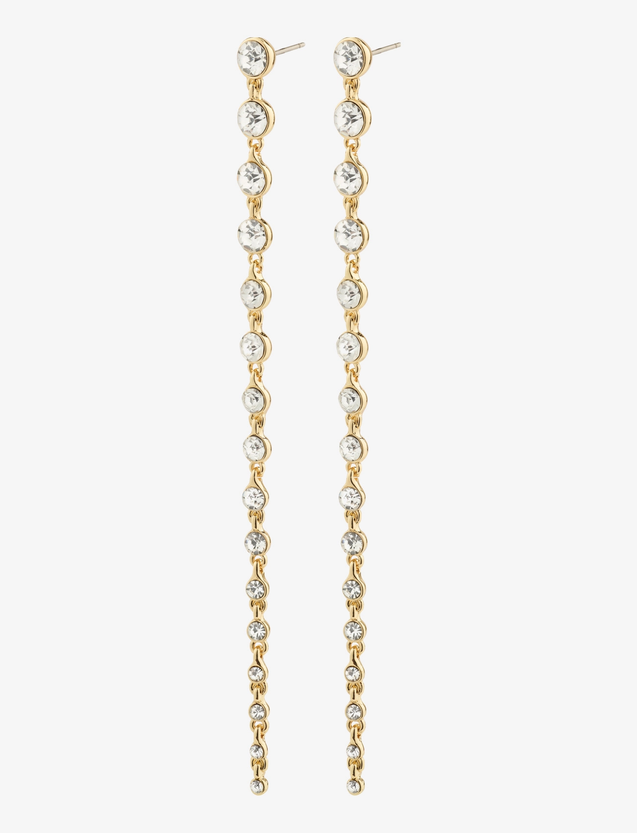 PILGRIM Reagan Crystal Ohrringe Gold-Plated Gold - One Size - Damen