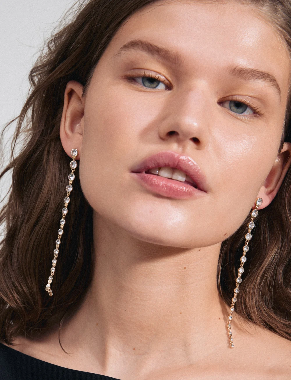 Pilgrim - REAGAN crystal earrings gold-plated - ohrhänger - gold plated - 2