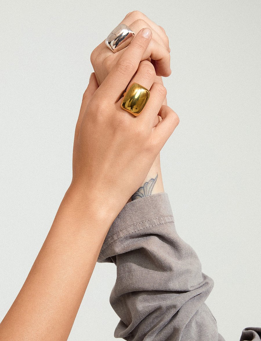 Pilgrim - KIERAN ring gold-plated - gold plated - 2