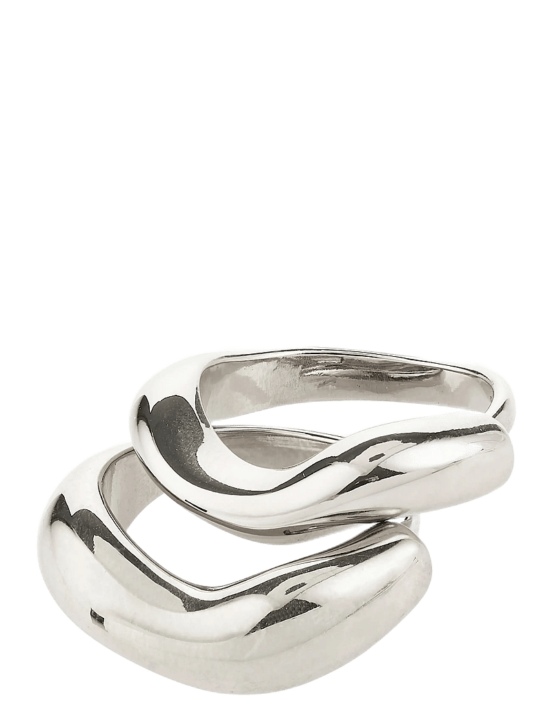Pilgrim - CALLAWAY rings 2-in-1 set, silver-plated - konfirmationstøj - silver plated - 1