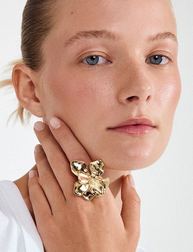 Pilgrim - LUNITH ring gold-plated - konfirmatsioon - gold plated - 0