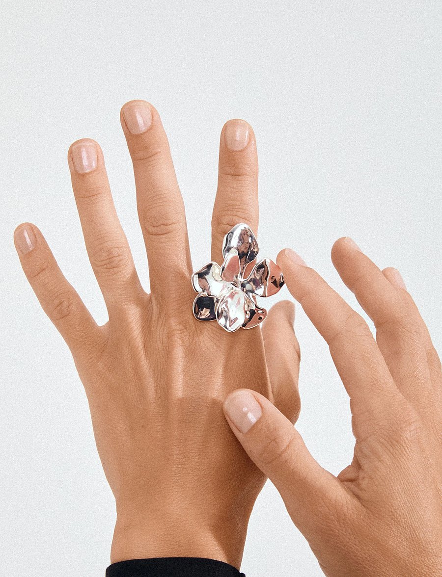 Pilgrim - LUNITH ring silver-plated - kristības - silver plated - 2