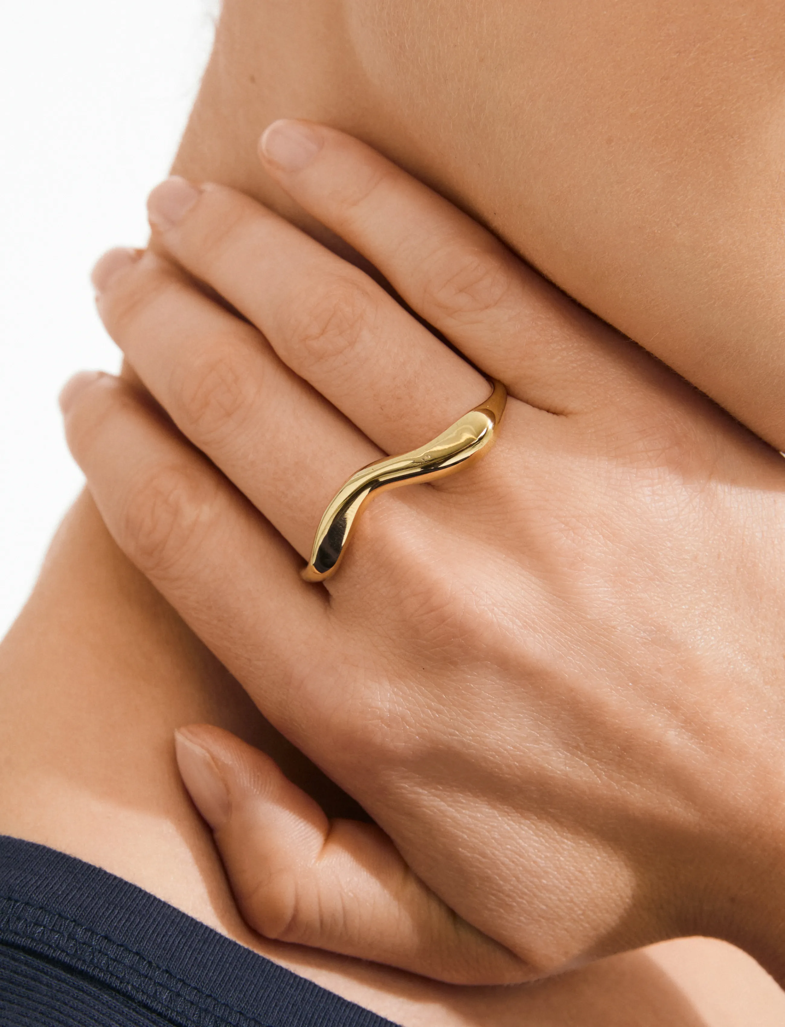 Pilgrim - EVON double ring gold-plated - confirmation - gold plated - 2