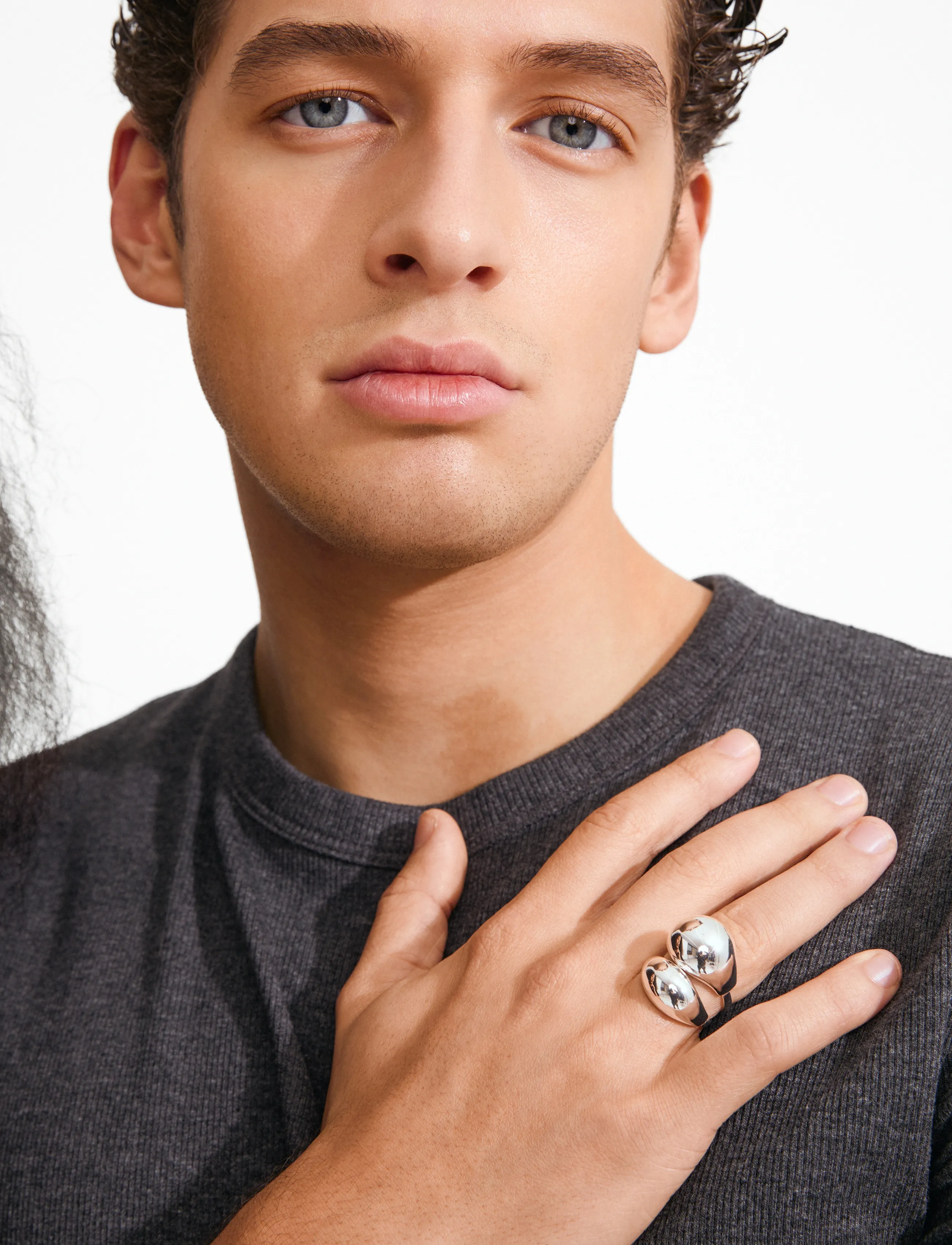 Pilgrim Evon Rings, 2-In-1 Set, Silver-Plated, One Size, Jewellery, Silber - Frauen