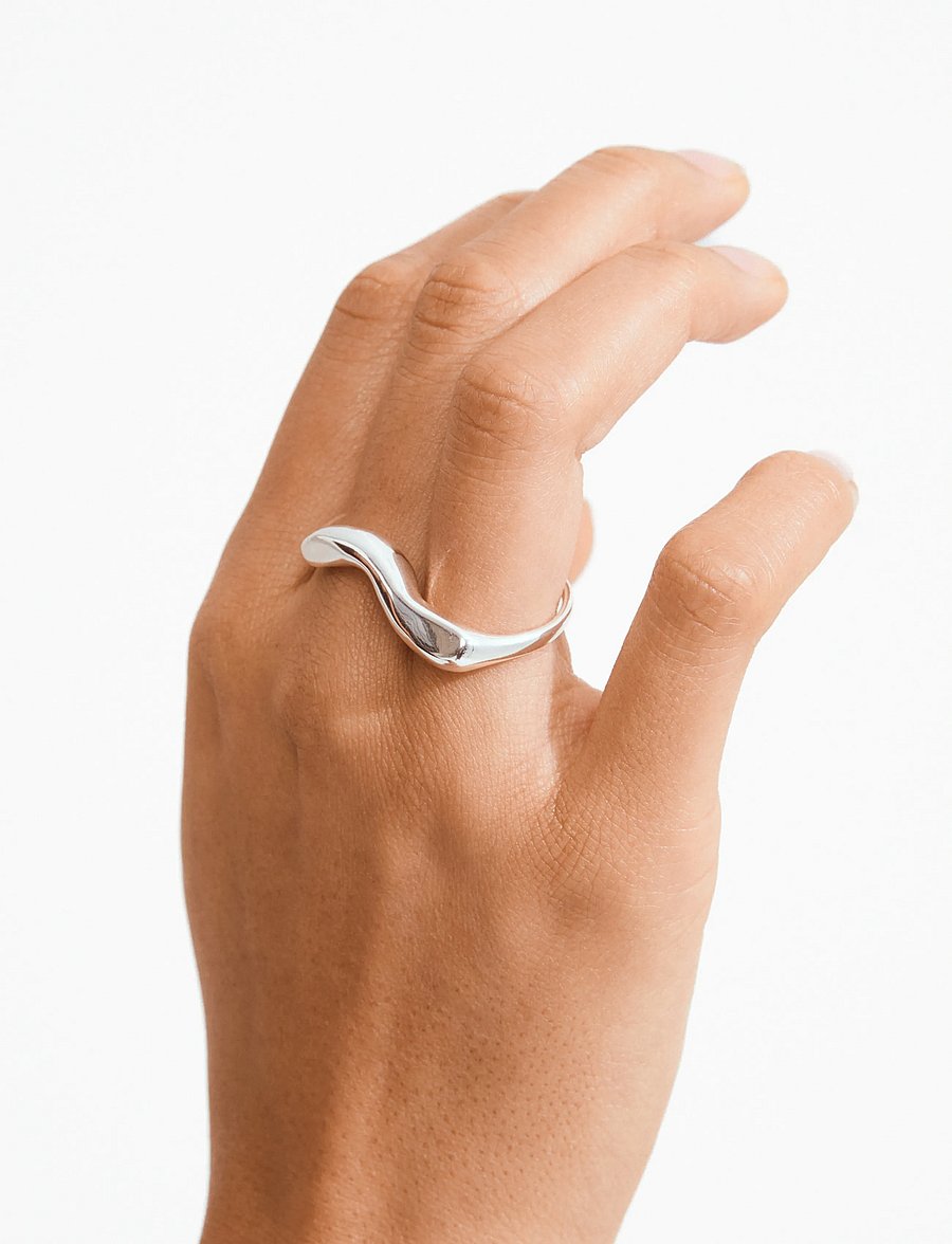Pilgrim - EVON double ring silver-plated - konfirmatsioon - silver plated - 3