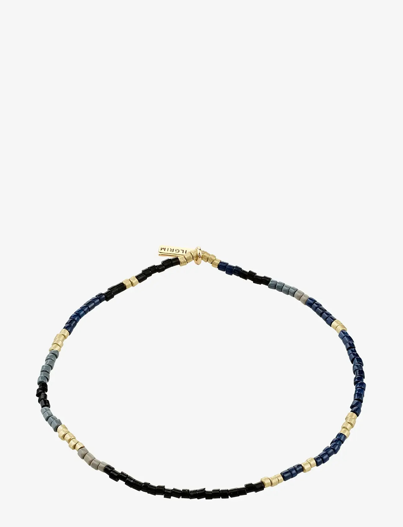 Pilgrim - ALISON bracelet black, gold-plated - konfirmationstøj - gold plated - 1