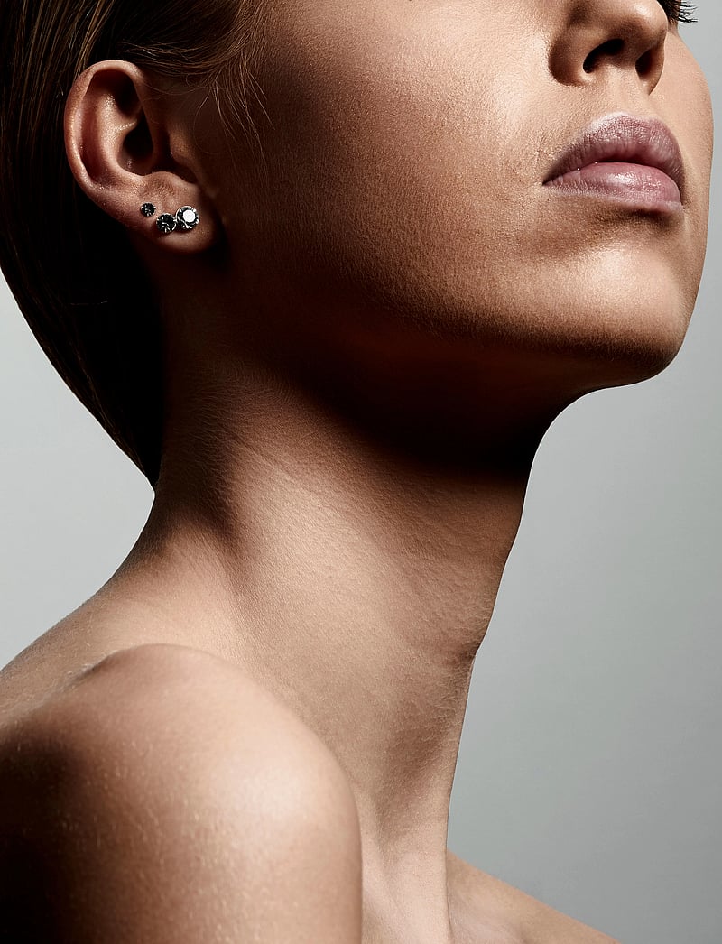 Pilgrim - MILLIE crystal earrings 3-in-1 set - veriamieji auskarai - gold plated - 0