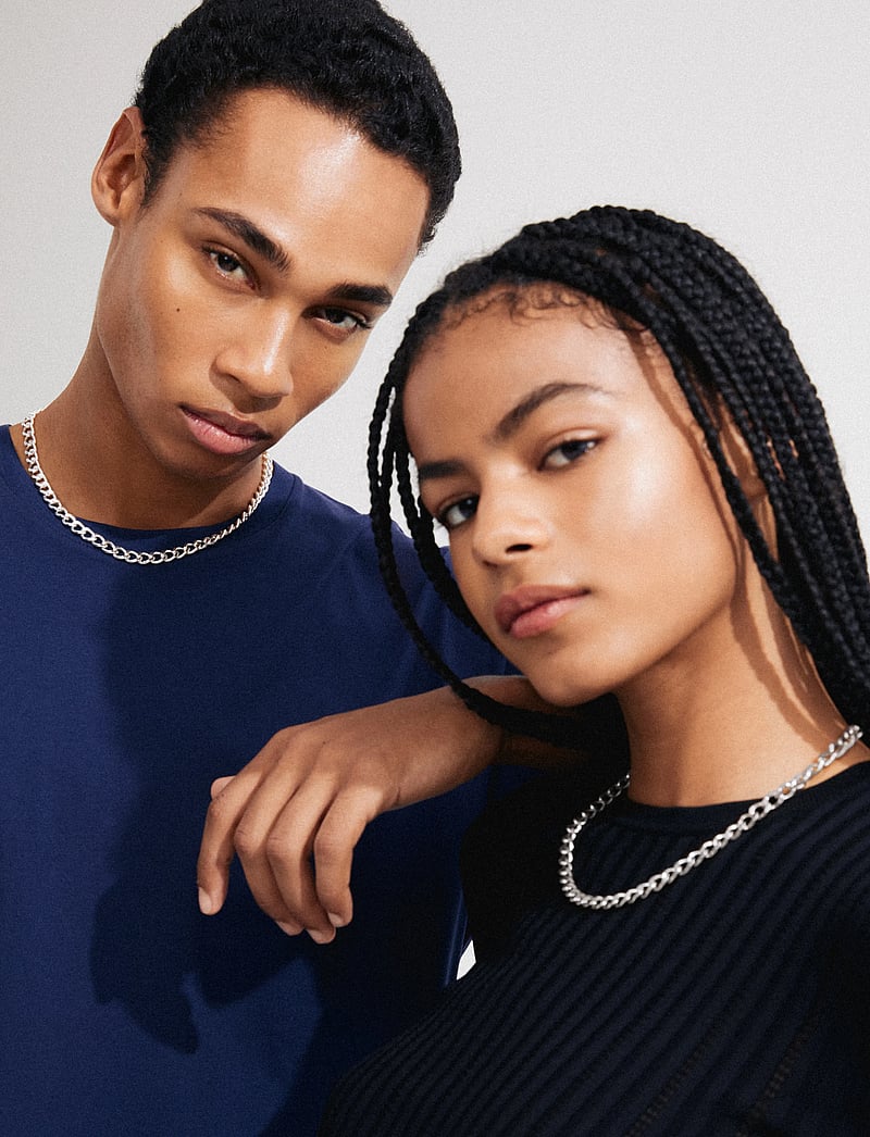 Pilgrim - CHARM curb necklace silver-plated - kaelaketid - silver plated - 0