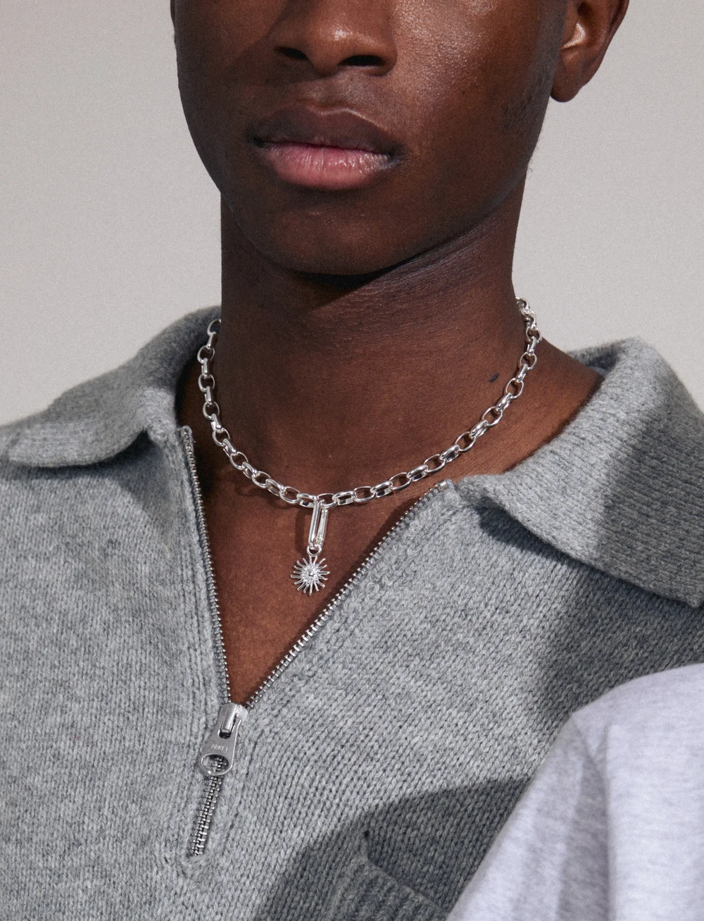 Pilgrim - CHARM recycled sun pendant - konfirmationstøj - silver plated - 0