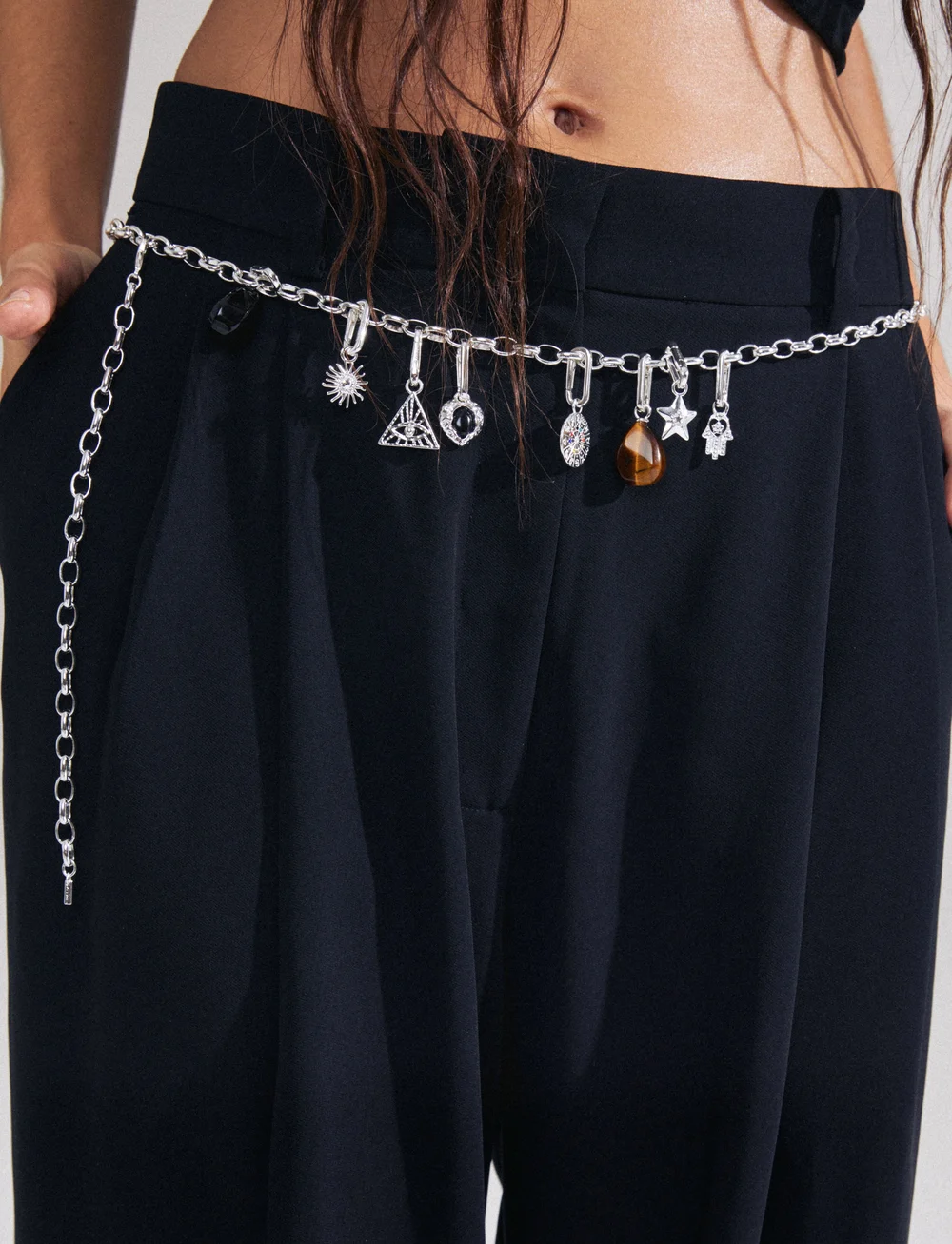 Pilgrim - CHARM recycled sun pendant - konfirmationstøj - silver plated - 4