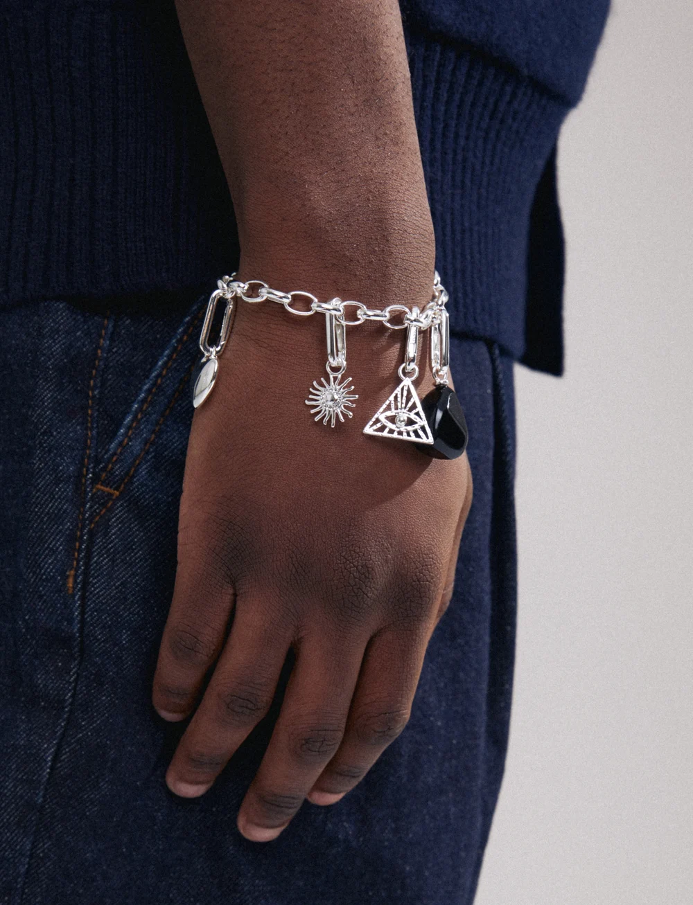 Pilgrim - CHARM recycled sun pendant - konfirmationstøj - silver plated - 5