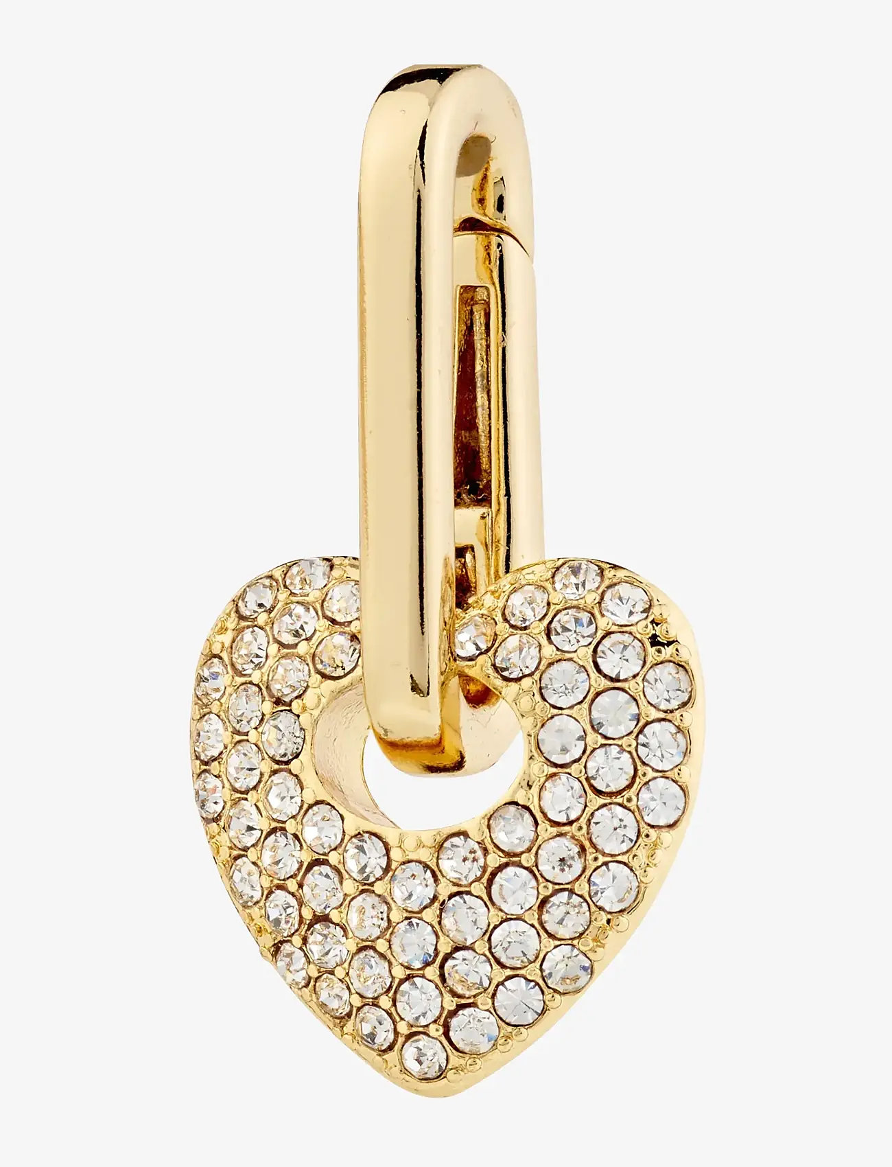 Pilgrim - CHARM crystal heart pendant gold-plated - konfirmation - gold plated - 1