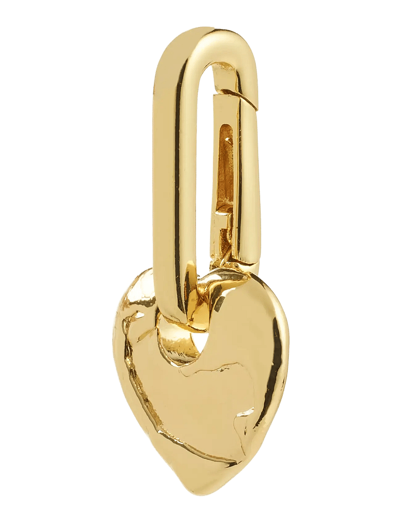 Pilgrim - CHARM rough heart pendant - sutvirtinimas - gold plated - 1