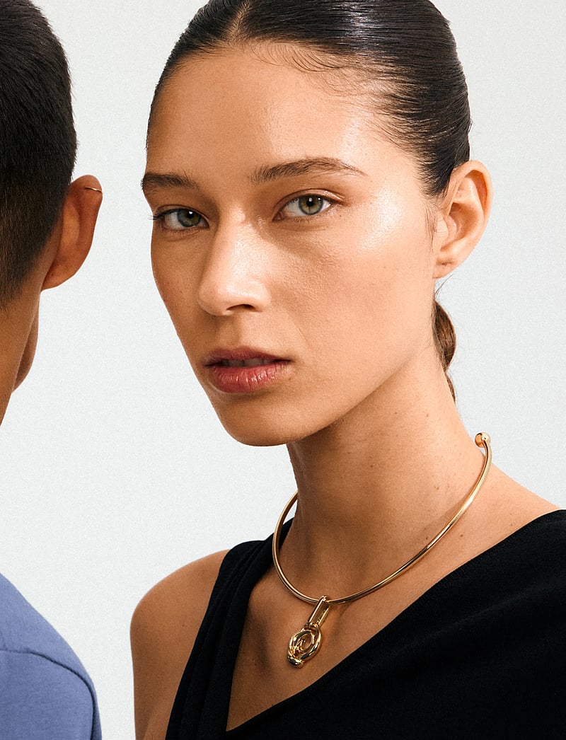 Pilgrim - CHARM curl pendant - anheng - gold plated - 2