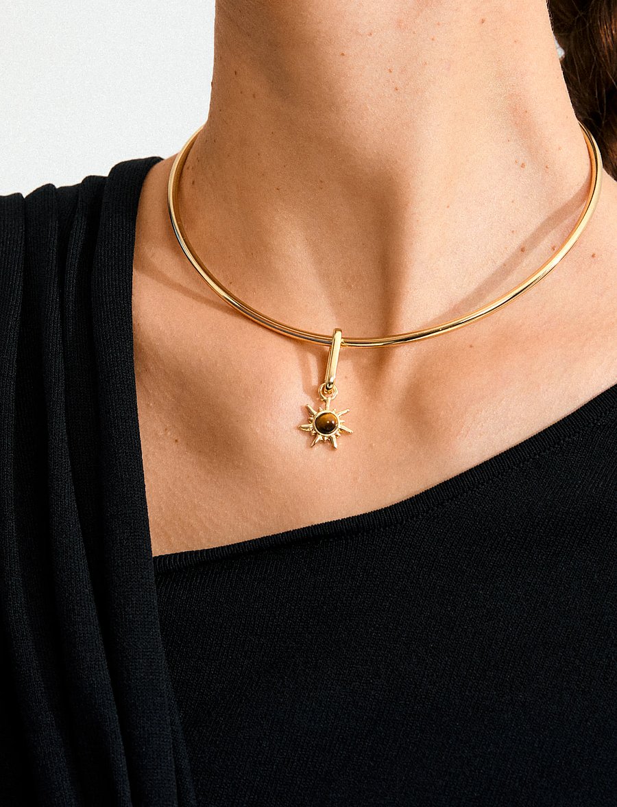 Pilgrim - CHARM bright pendant - konfirmationstøj - gold plated - 0