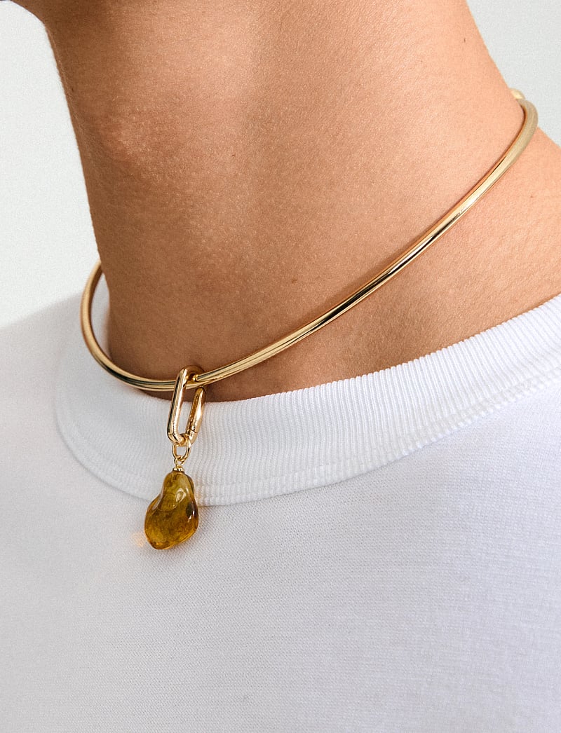 Pilgrim - CHARM mold pendant - konfirmationstøj - gold plated - 0