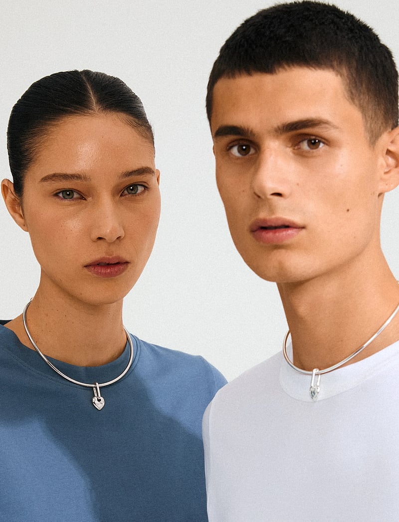 Pilgrim - CHARM rough heart pendant - konfirmation - silver plated - 0