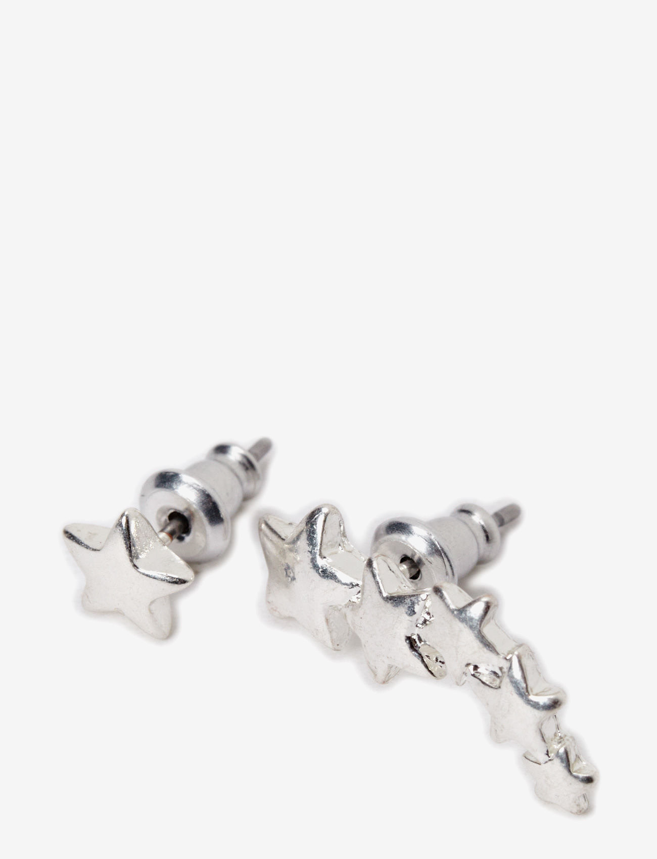 Pilgrim - AVA recycled star earrings - studs örhängen - silver - 1