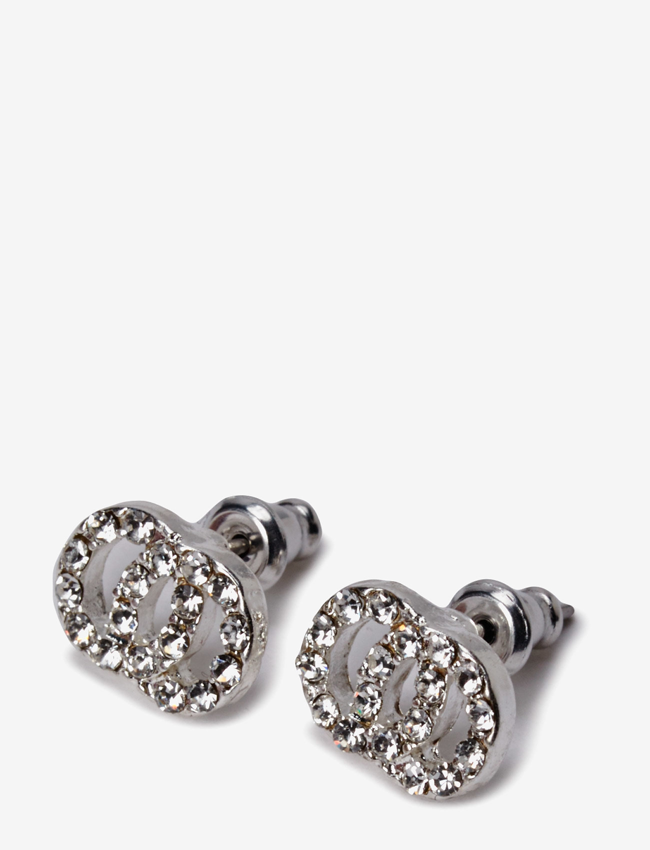 VICTORIA crystal earrings silver-plated - CRYSTAL