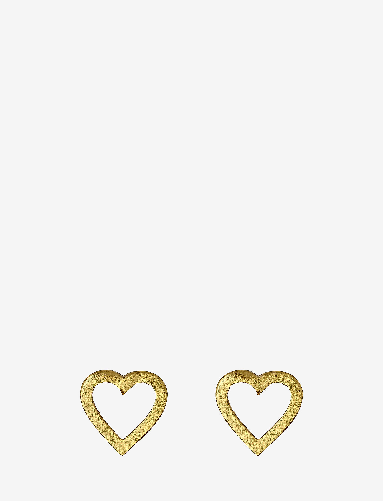 Pilgrim - SOPHIA recycled tiny heart earstuds - gold plated - 0