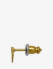 Pilgrim - SOPHIA recycled tiny heart earstuds - små øredobber - gold plated - 1